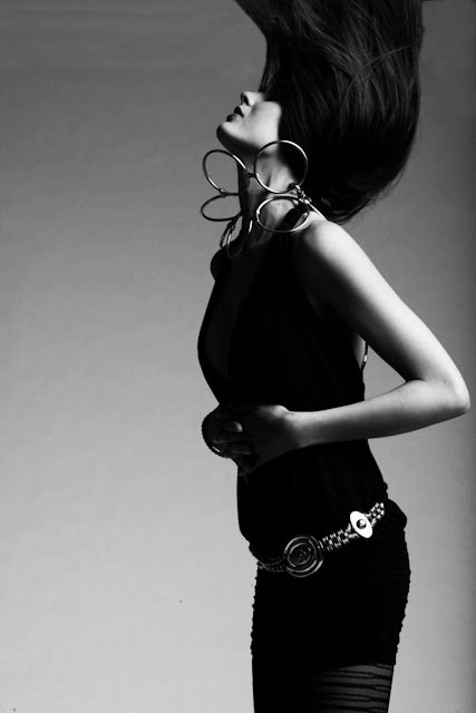 Female model photo shoot of Intertwine Hair Design, wardrobe styled by AngelicaGarde