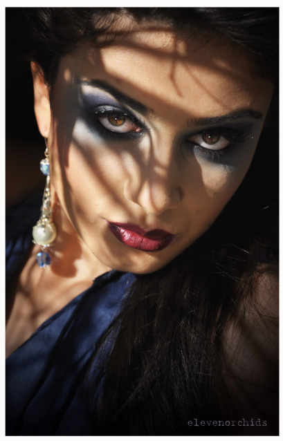 Female model photo shoot of Christine WickedCMakeup and MZBiBi by Elevenorchids in various