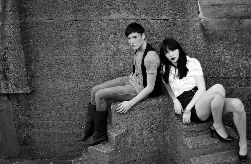 Female and Male model photo shoot of Kaycee Phillips and Samuel_K in Portland, OR