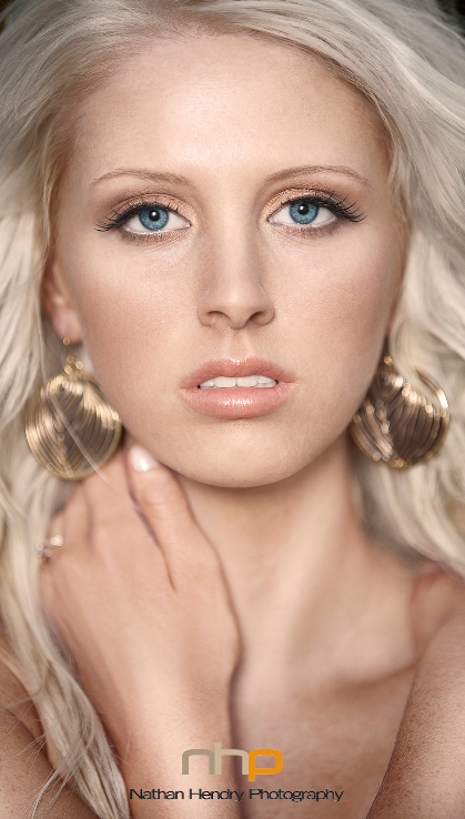 Female model photo shoot of Chloe Maxwell by Nathan Hendry, makeup by Danielle Hampton