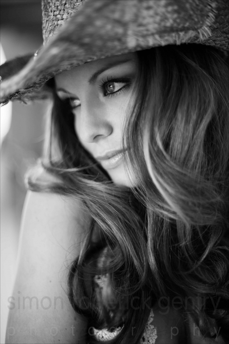 Female model photo shoot of Ashley Kimel-Freeman bw by simongentry