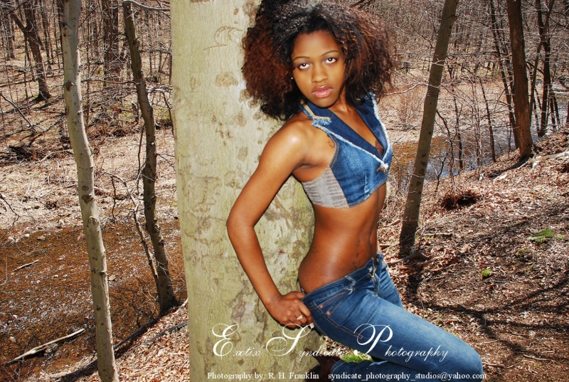 Female model photo shoot of mz fashion iicon by The Exotic Syndicate in south mountain reservation