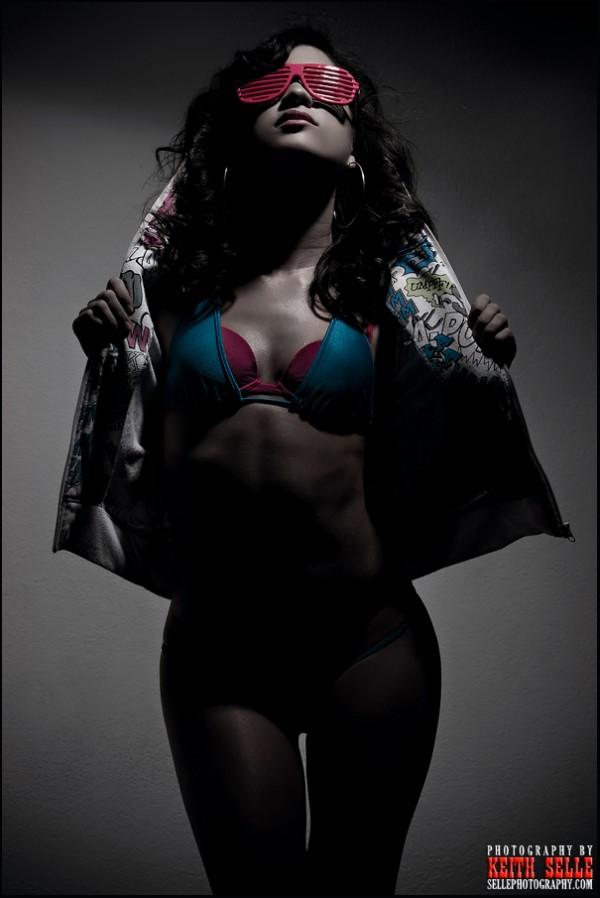 Female model photo shoot of Kristin Dawn Mejia by Rebel Photo in STUDIO