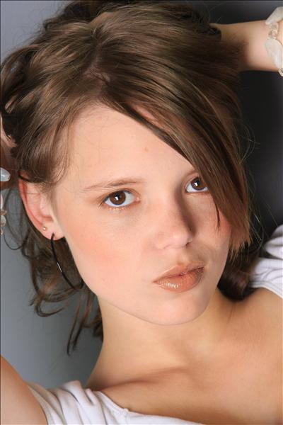 Female model photo shoot of Kayla199 by Headshots by Andrew B, makeup by OlyaG