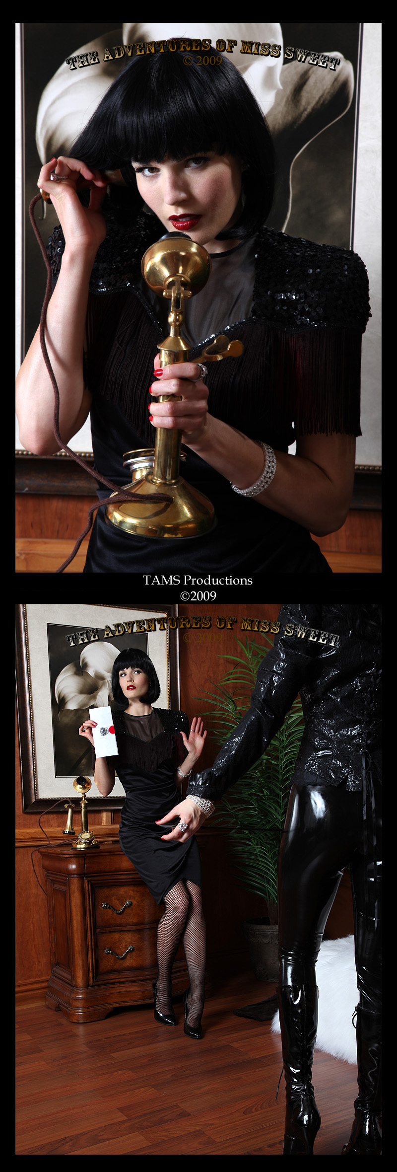 Male model photo shoot of TAMS Productions in Simone Arcane as Ilsa Von Striker