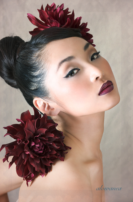 Female model photo shoot of Hasegawa Aya by ALOWANEA ArtPhotography, makeup by Risa Hoshino