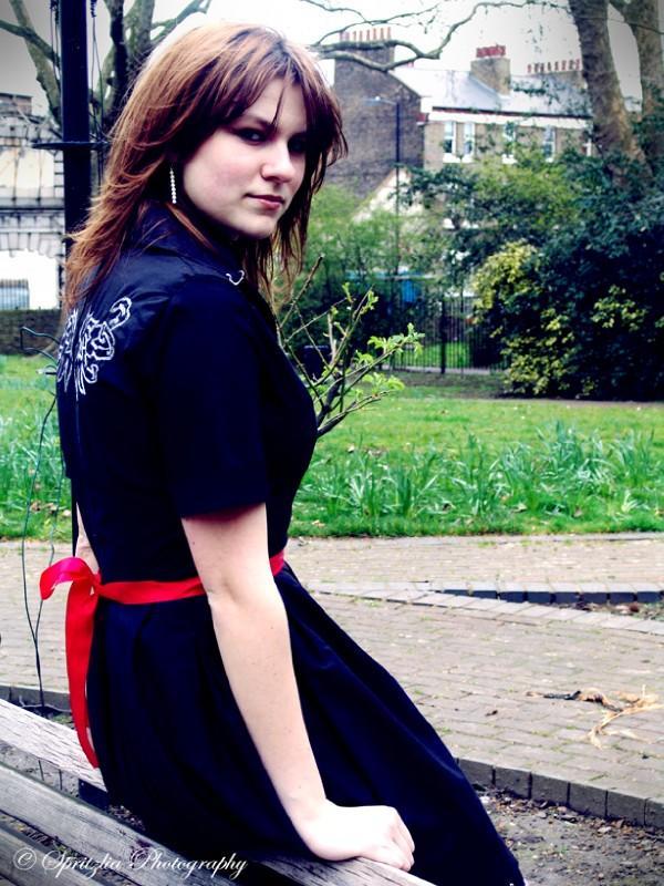 Female model photo shoot of ElixirModel in London