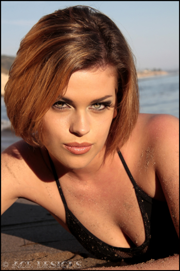 Female model photo shoot of Jamie Werner by Jr Olivas in Pismo, Ca, makeup by Makeup By Rob