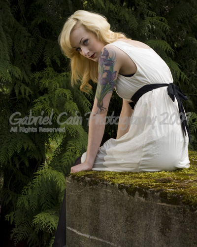 Male and Female model photo shoot of Gabriel Cain and Laura Svec in Seattle Arboretum