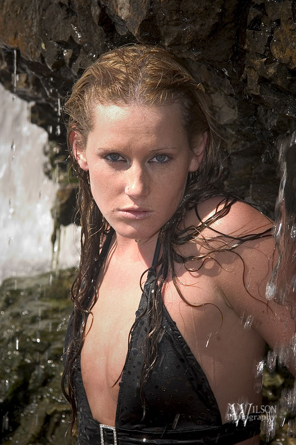Female model photo shoot of Rashelle Lynn in falls