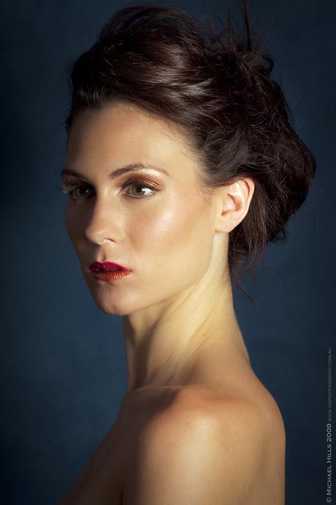 Female model photo shoot of Kate Fide - Makeup Artist by emP