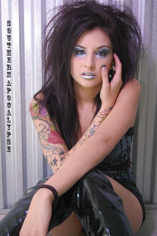 Female model photo shoot of Ashley Kay MUA and veronica gomez by Southern Envy