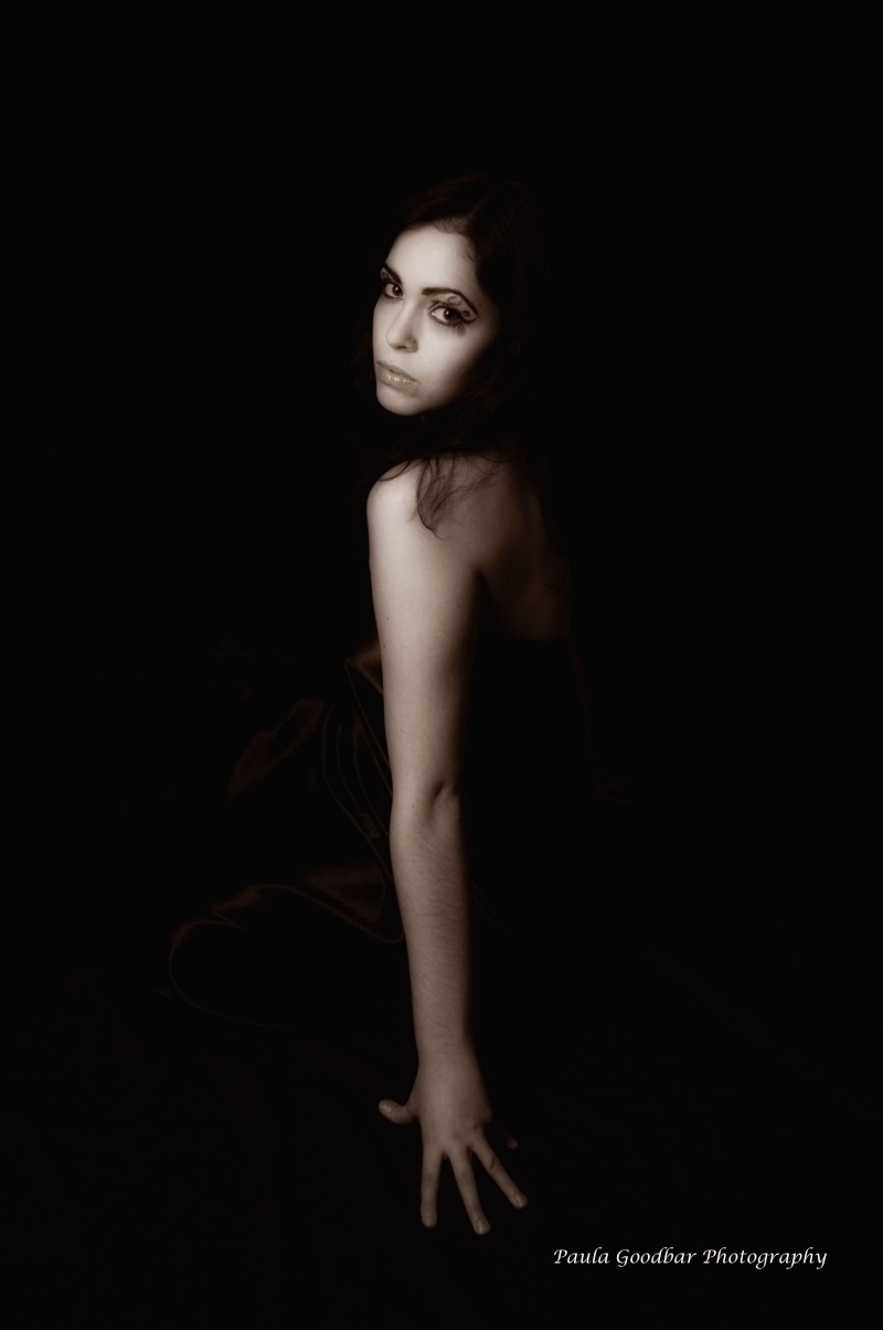 Female model photo shoot of Amira Shaia by Paula Goodbar Art