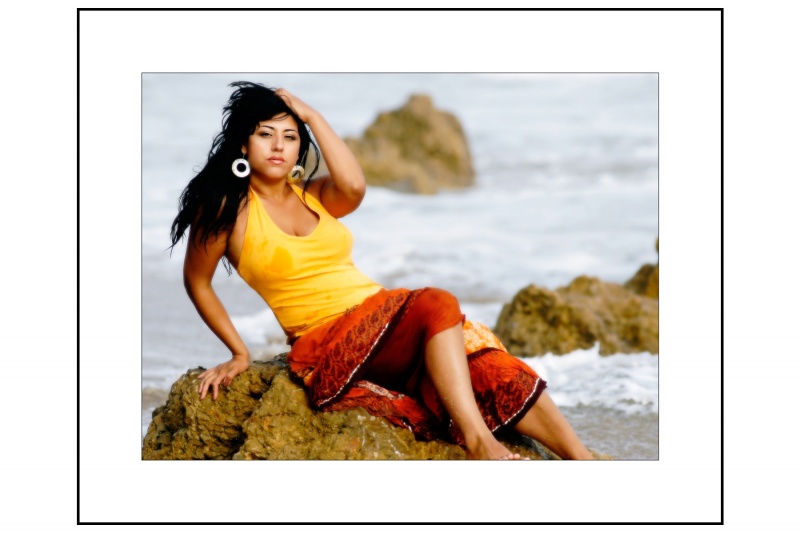 Female model photo shoot of Bohemian Kym in Malibu, Ca
