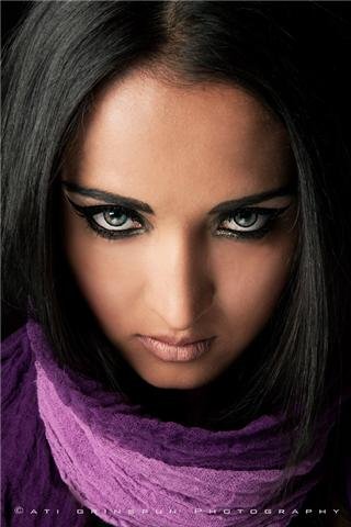 Female model photo shoot of Harmony Artistry and Laziza by Ati Grinspun