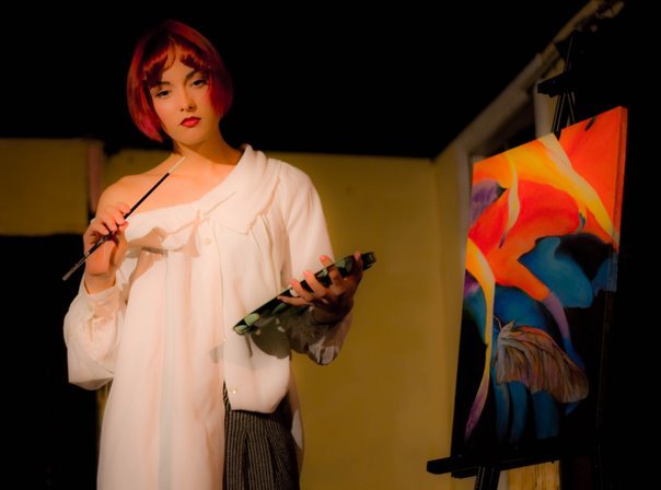 Female model photo shoot of Moncha in Renaissance Theatre