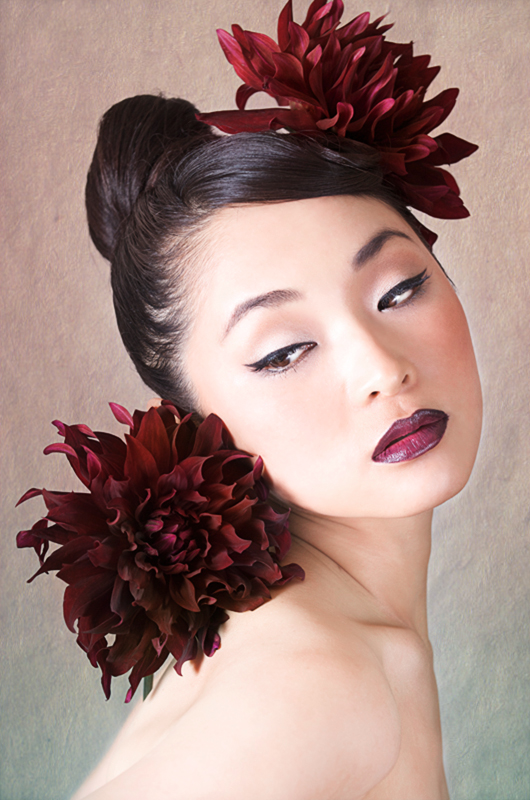Female model photo shoot of ALOWANEA ArtPhotography and Hasegawa Aya in Tokyo, makeup by Risa Hoshino