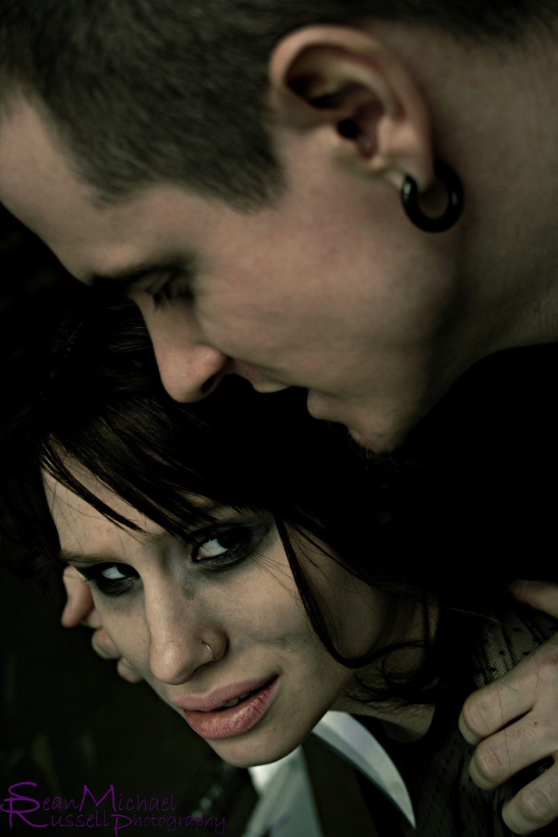 Male and Female model photo shoot of Shawshank and Jess LG by Smiling Wolfe Photo in Collingwood Arts Center Toledo, OH