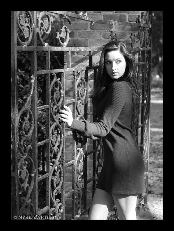 Female model photo shoot of Miranda Bullard by Myke Warthen in Eden Gardens