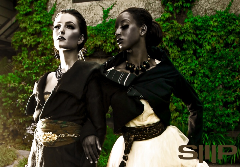 Female model photo shoot of SIP Creative by BRYON MALIK PHOTOGRAPHY in theGarden, clothing designed by ChaseLoveleaf MUA