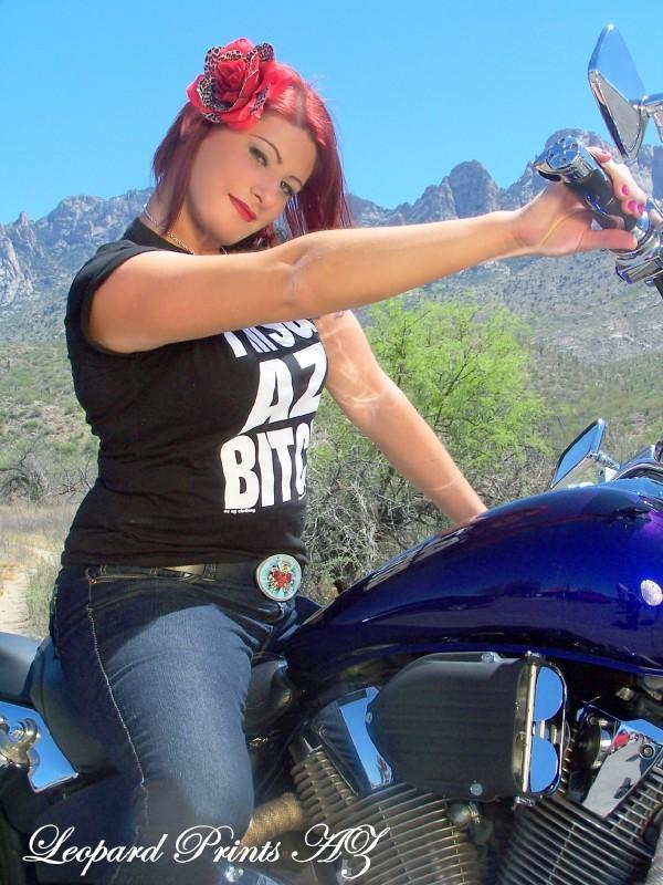 Female model photo shoot of Red Hot Scarlet by Leopard Prints in Tucson, AZ