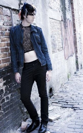 Male model photo shoot of Jeremy Koegler by Micaela Images in Ybor City Alley