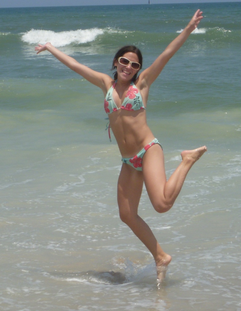 Female model photo shoot of Elisa Goldman in Cocoa Beach, Florida