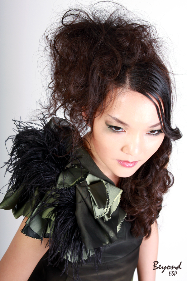 Female model photo shoot of SweetGirlT by BeyondESP in Midtown Studio, makeup by mako m
