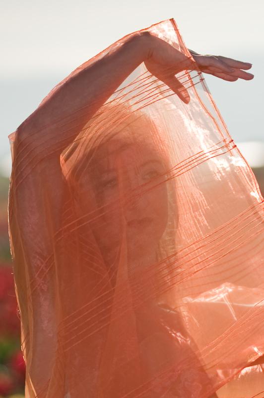 Female model photo shoot of Sarah Anna in Wilsonville Tulip Fields