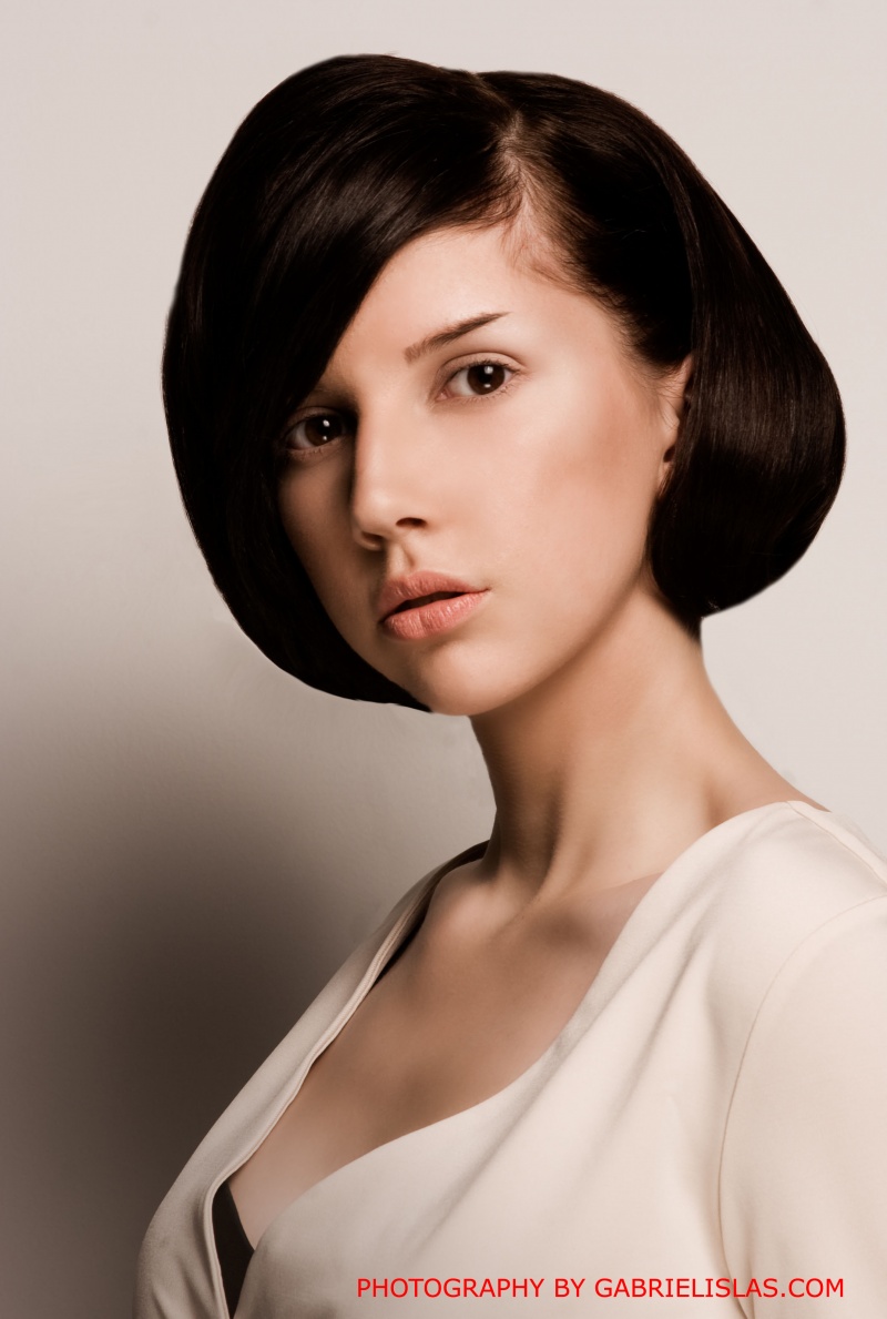 Female model photo shoot of Emilee Anne by Beauty  Photographer in Gabriel Islas Salon