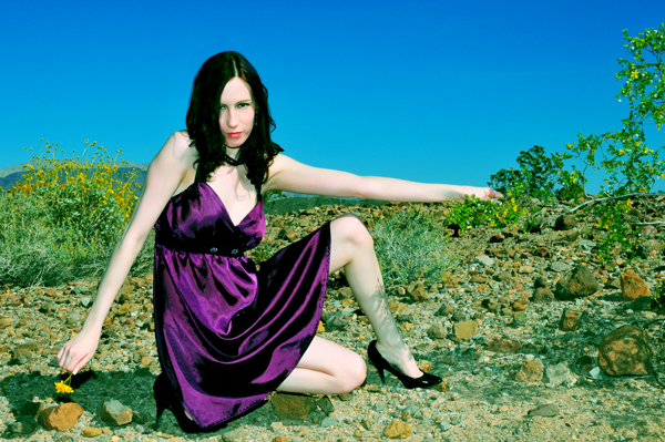 Female model photo shoot of Misty Vicious by Xquizit PiX By Lillie K in Lake Mead