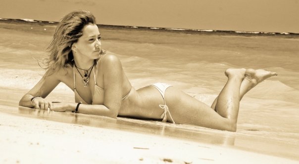 Female model photo shoot of Danielle Day in Punta Cana