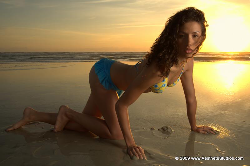 Male and Female model photo shoot of Aesthete Studios and Laura Marie Baker by Aesthete Studios in Ponce Inlet, FL
