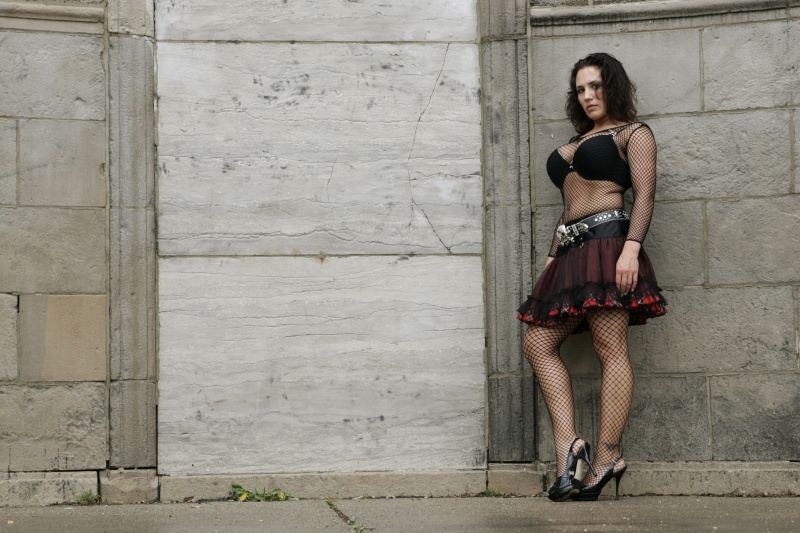 Female model photo shoot of Mychelle Mychelle by Asylum21
