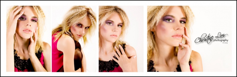 Female model photo shoot of christinelim and Lizaveta, makeup by BeautyContour Perth