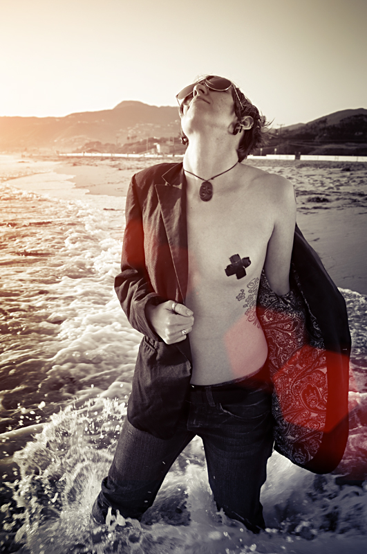 Male model photo shoot of Gabriel Naylor in Malibu, CA
