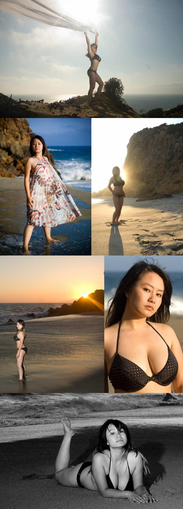 Female model photo shoot of Shirley Ly in Zuma Pointe, CA