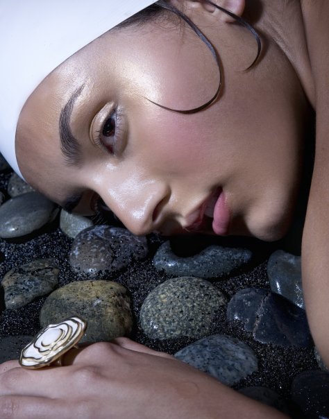 Female model photo shoot of Lauren Breedon by David Nguyen Studio in Empire Studio, wardrobe styled by Lyndzi Trang - Stylista