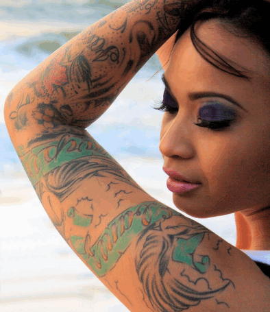 Female model photo shoot of Janelle LaShay by Nu Hope Photography in Baker Beach , SF, makeup by The MUA Herself