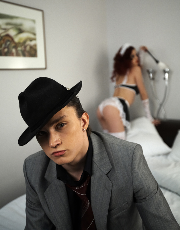 Male model photo shoot of Stas Alimov