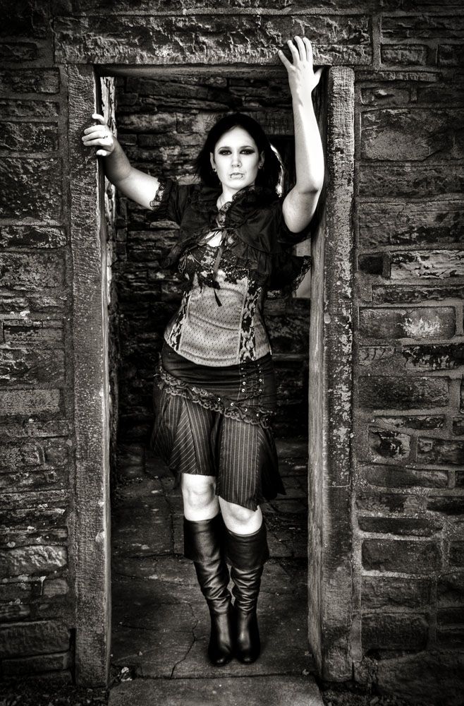 Female model photo shoot of Vicki Mihn by Photosnapper SHP in Bradford, makeup by Heather Talbot