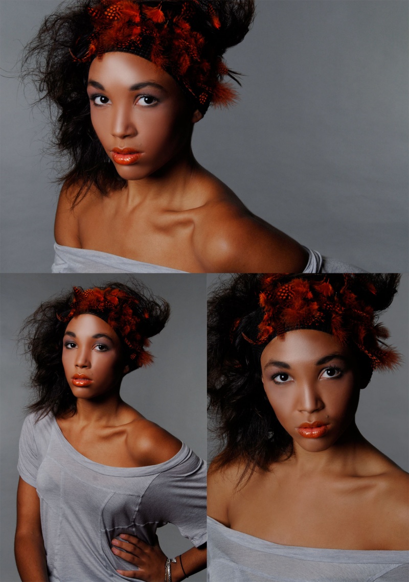 Female model photo shoot of Sophia Photographer and Monet_ in Sophia's Studio, makeup by Nicola Jane Make-Up