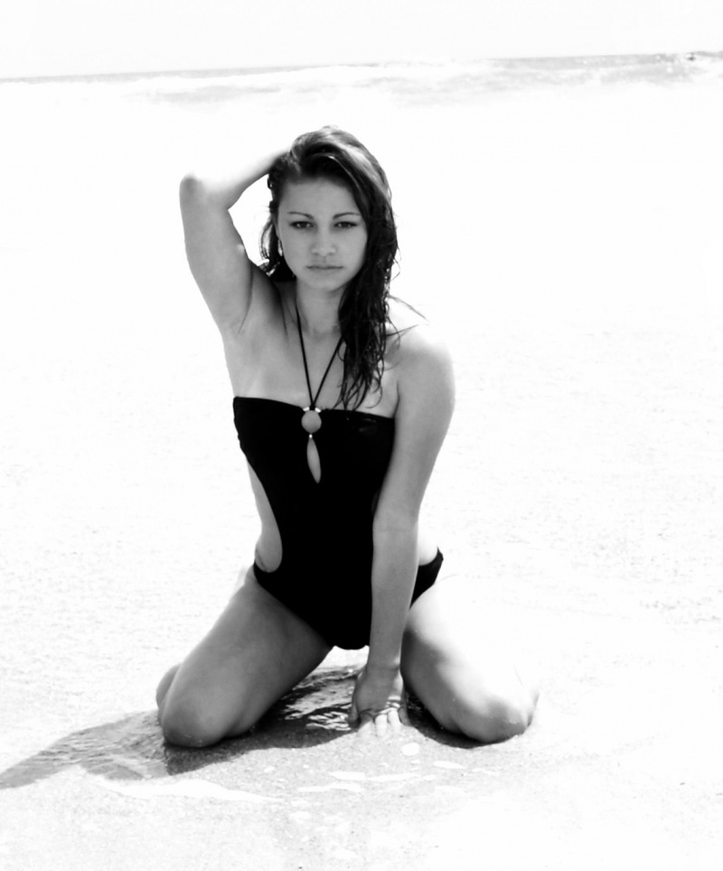 Female model photo shoot of niki_hoshino in VILANO BEACH