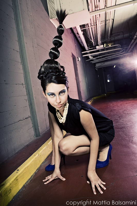 Female model photo shoot of Alyssa Gomez in Cinema Makeup