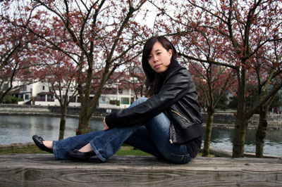Female model photo shoot of m 2 by Retired_Bug in Granville Island