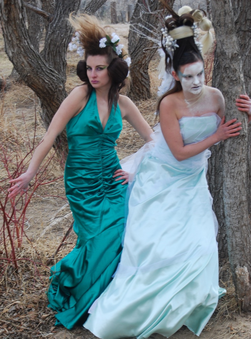 Female model photo shoot of Hayley72 and Melinda Jo by Gabrielle Pellegrino , hair styled by Kazim Tercan