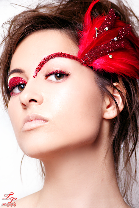 Female model photo shoot of Melia deMure by Tatianna Lavin, makeup by Illyne Michel 