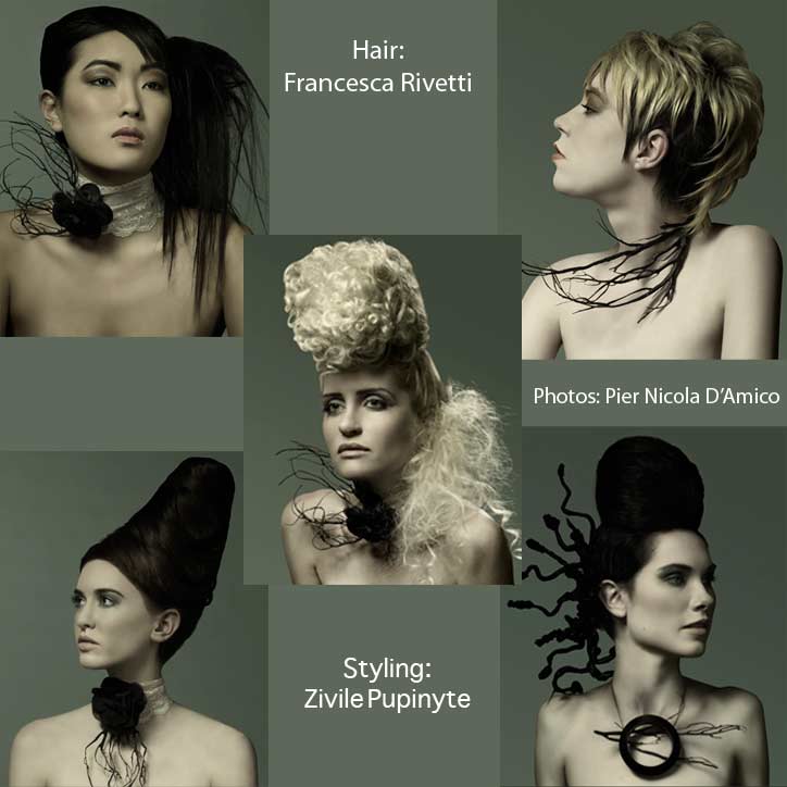 Female model photo shoot of Zivile Art, Andrea Bouchaud and VLADA 99 in phl, hair styled by Francesca_Rivetti