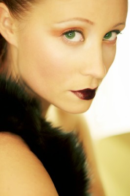 Female model photo shoot of AmieP by Matthew Burditt, makeup by Negar Hooshmand
