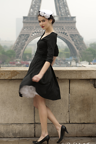 Female model photo shoot of Larrrah by flora deborah in Paris, France, hair styled by Jaja Radzwan - Studio53